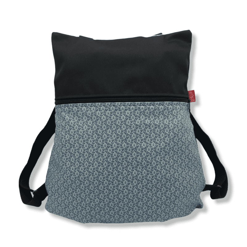 Mochila Ecológica Estampado Floral Azul