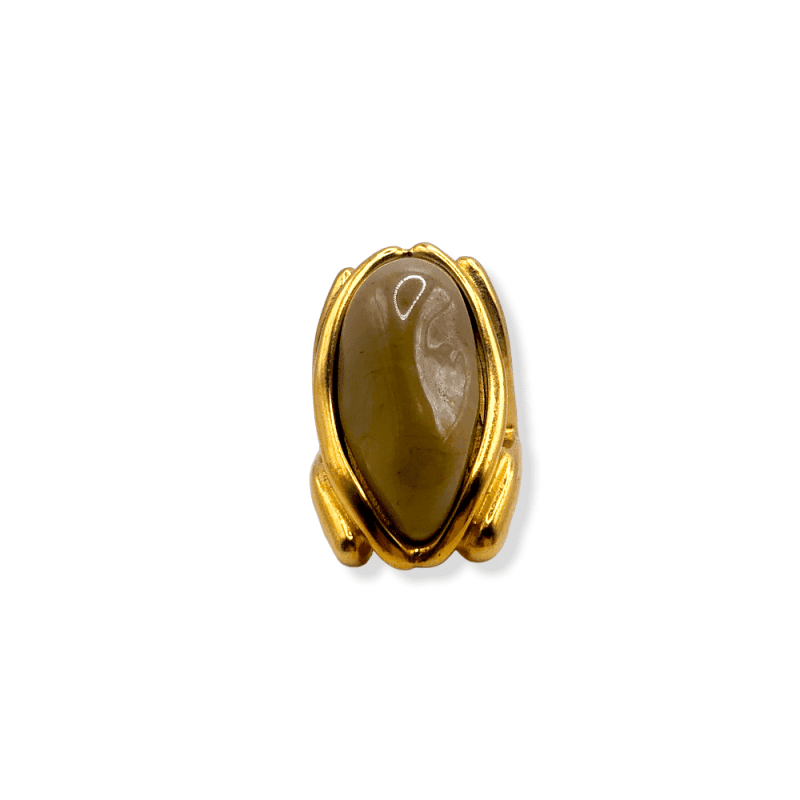 anillo dorado Ciclón color arena