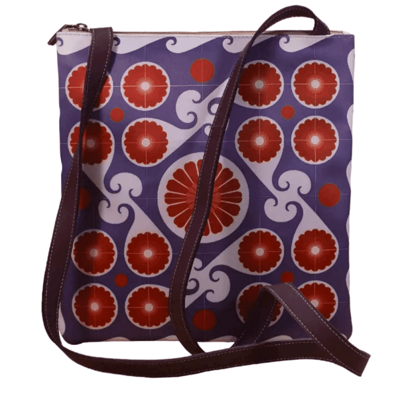 Bolso Bandolera "Azulejo Espiral" Art Nouveau