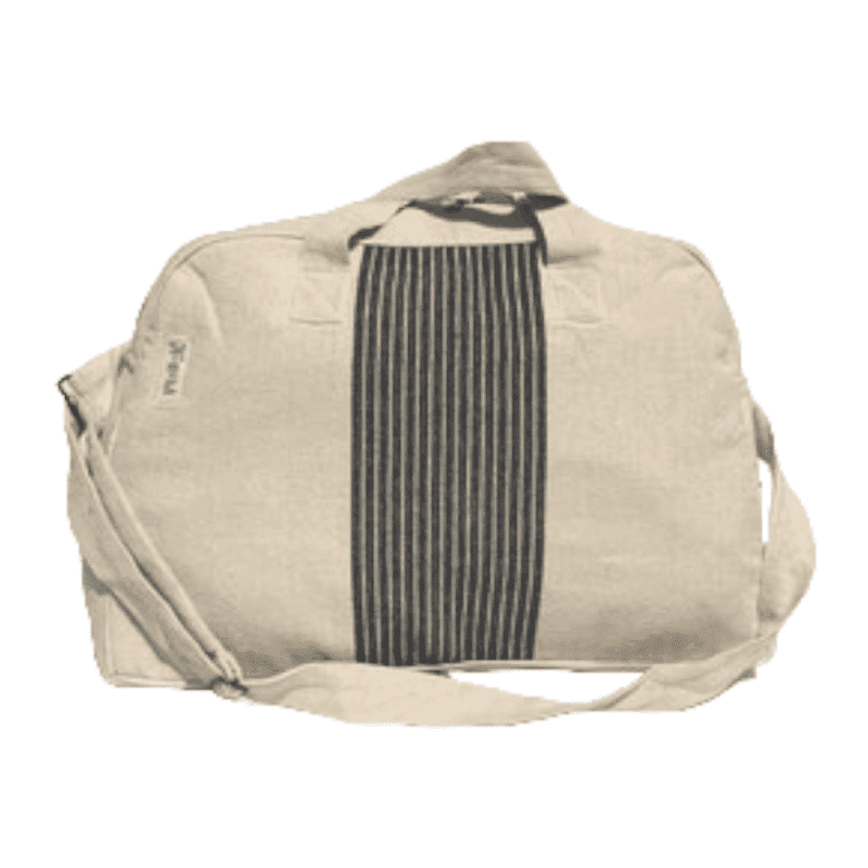 bolso algodon color beig