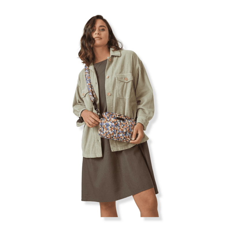 Bolso pequeño con estampado de camuflaje de SKFK